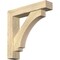 Ekena Millwork Imperial Block Rough Sawn Bracket w/ Offset Brace, Douglas Fir, 6"W x 28"D x 28"H BKT0604X28X28IMP05RDF - alternate 1